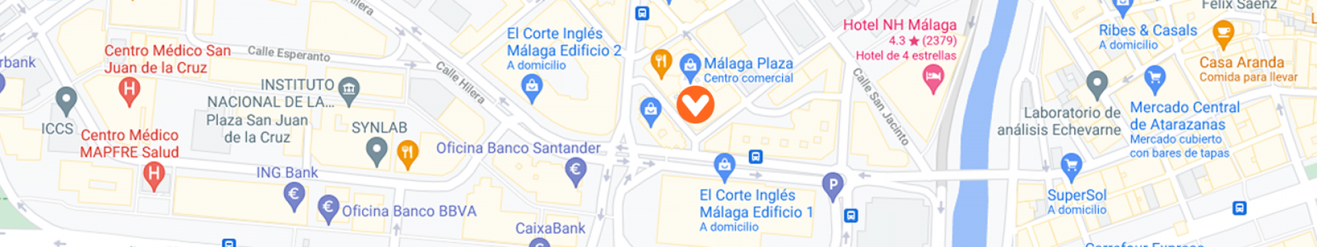 Mapa VivaGym Málaga