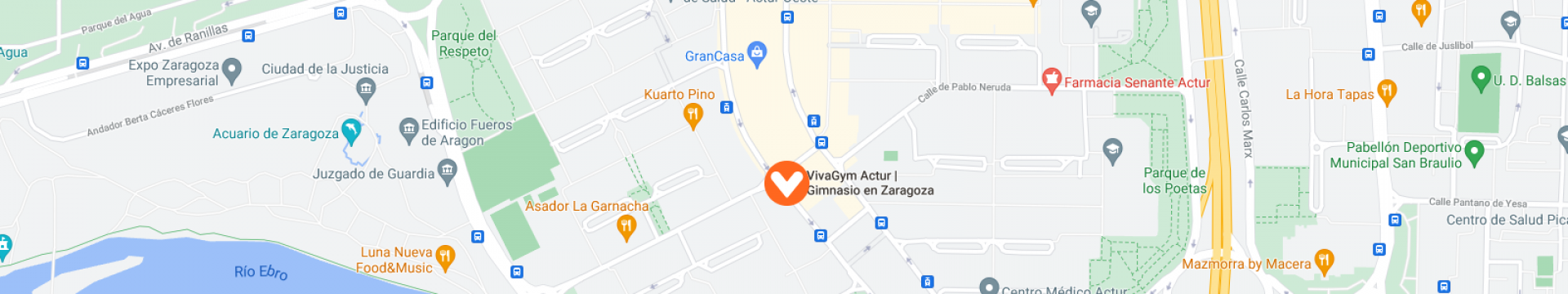 mapa vivagym actur